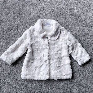 Mini Muffin soft faux fur coat size 24 months